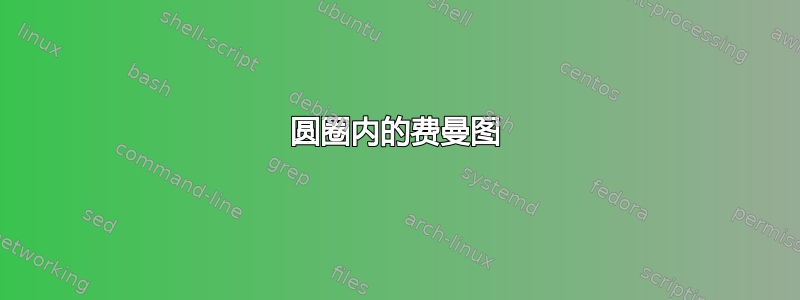 圆圈内的费曼图