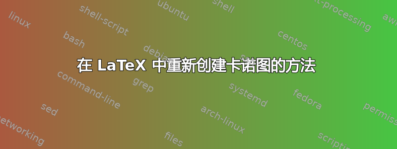 在 LaTeX 中重新创建卡诺图的方法