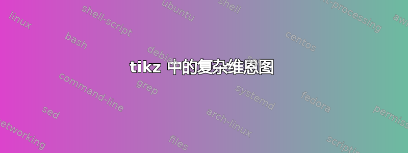 tikz 中的复杂维恩图