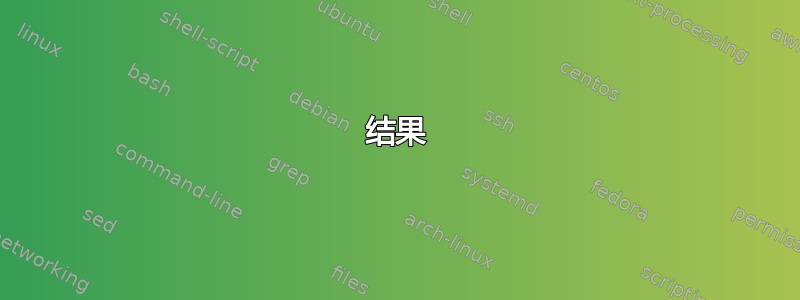 结果