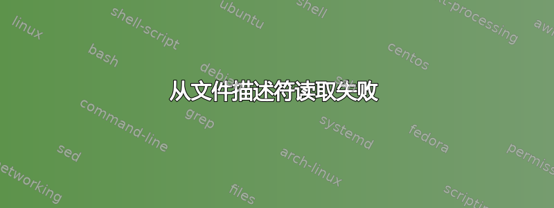 从文件描述符读取失败