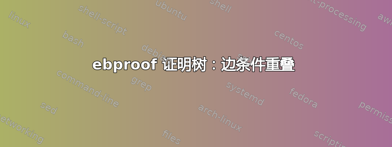 ebproof 证明树：边条件重叠