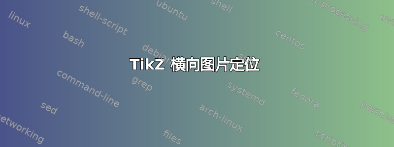 TikZ 横向图片定位