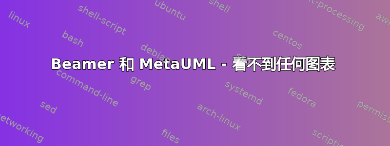 Beamer 和 MetaUML - 看不到任何图表