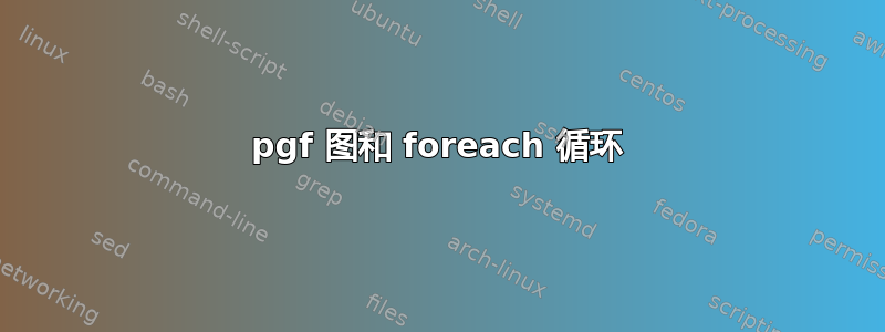 pgf 图和 foreach 循环