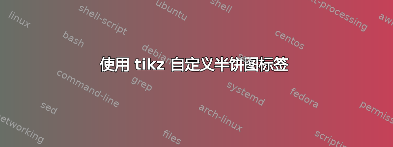 使用 tikz 自定义半饼图标签