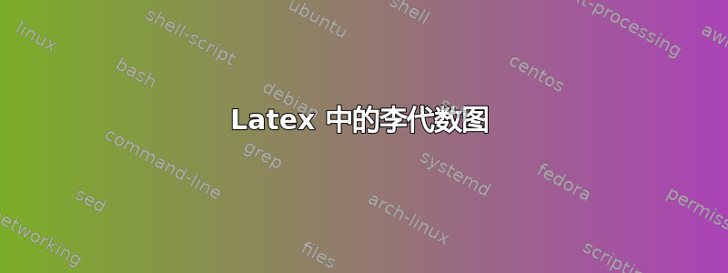 Latex 中的李代数图