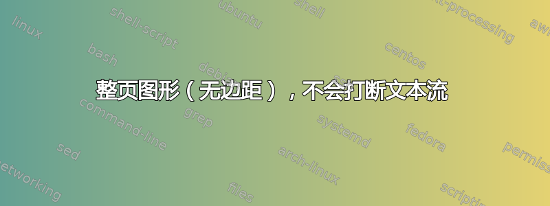 整页图形（无边距），不会打断文本流