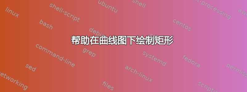 帮助在曲线图下绘制矩形