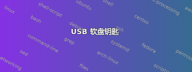 USB 软盘钥匙