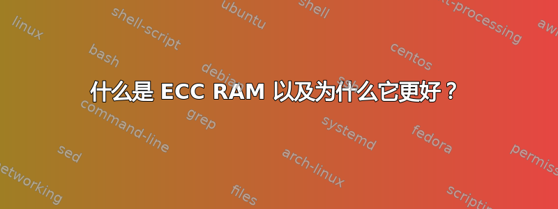 什么是 ECC RAM 以及为什么它更好？