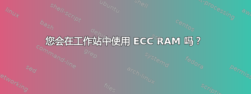 您会在工作站中使用 ECC RAM 吗？