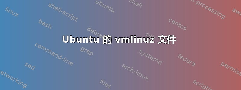 Ubuntu 的 vmlinuz 文件