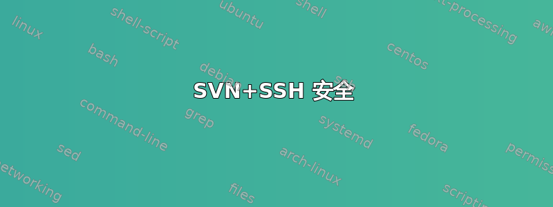 SVN+SSH 安全