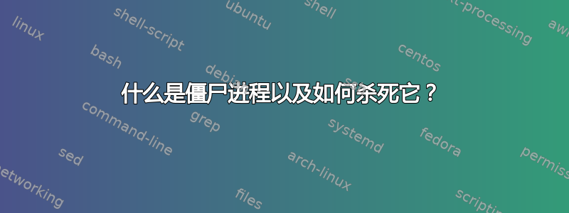 什么是僵尸进程以及如何杀死它？