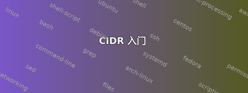 CIDR 入门