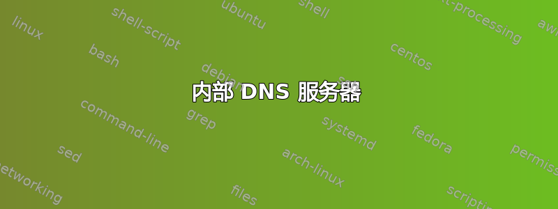 内部 DNS 服务器