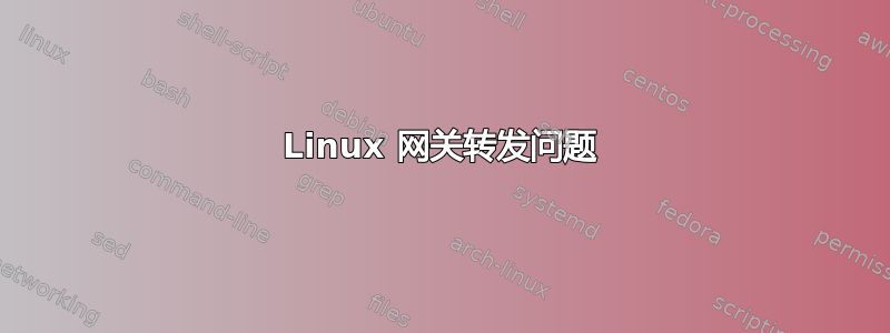 Linux 网关转发问题