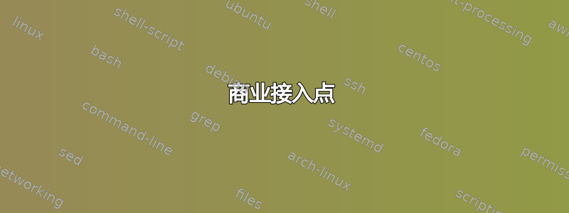 商业接入点