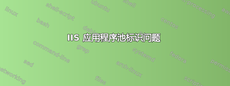 IIS 应用程序池标识问题