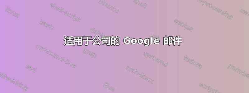 适用于公司的 Google 邮件