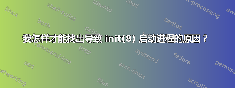 我怎样才能找出导致 init(8) 启动进程的原因？