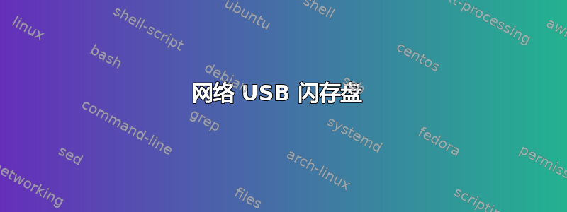 网络 USB 闪存盘 