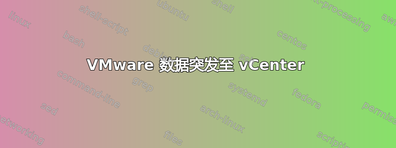 VMware 数据突发至 vCenter