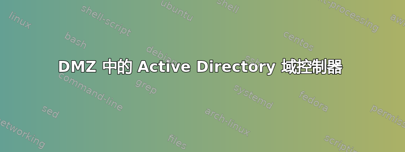 DMZ 中的 Active Directory 域控制器