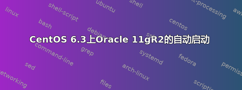 CentOS 6.3上Oracle 11gR2的自动启动