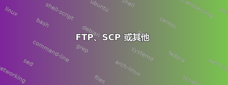 FTP、SCP 或其他