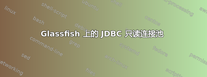 Glassfish 上的 JDBC 只读连接池