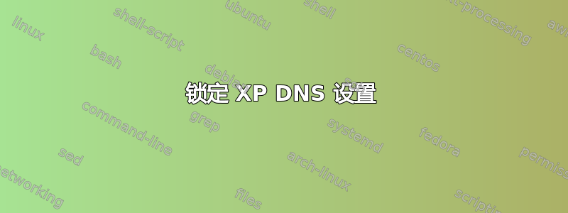 锁定 XP DNS 设置