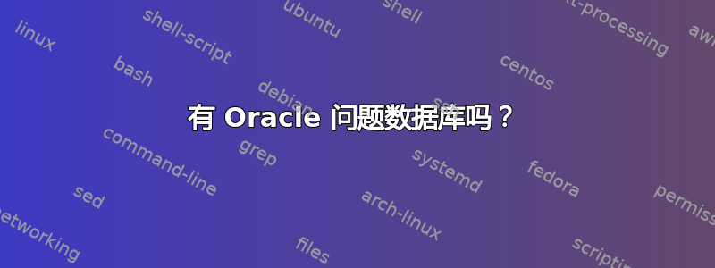 有 Oracle 问题数据库吗？