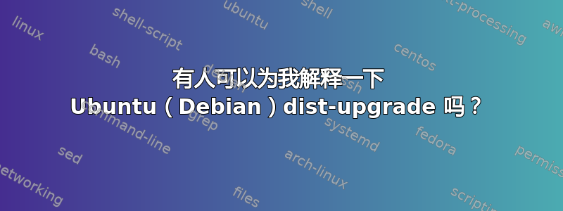 有人可以为我解释一下 Ubuntu（Debian）dist-upgrade 吗？