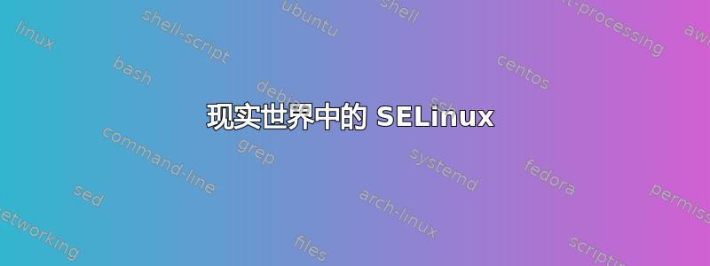 现实世界中的 SELinux