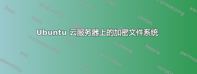 Ubuntu 云服务器上的加密文件系统