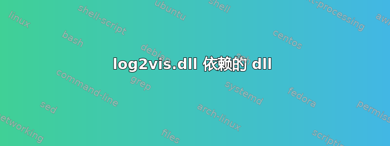 log2vis.dll 依赖的 dll