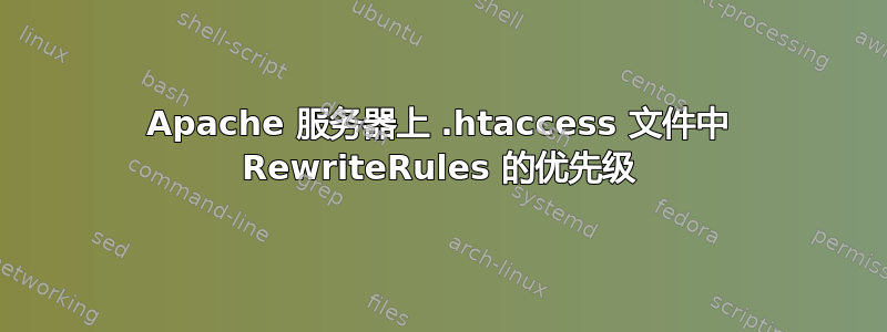 Apache 服务器上 .htaccess 文件中 RewriteRules 的优先级