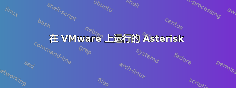 在 VMware 上运行的 Asterisk