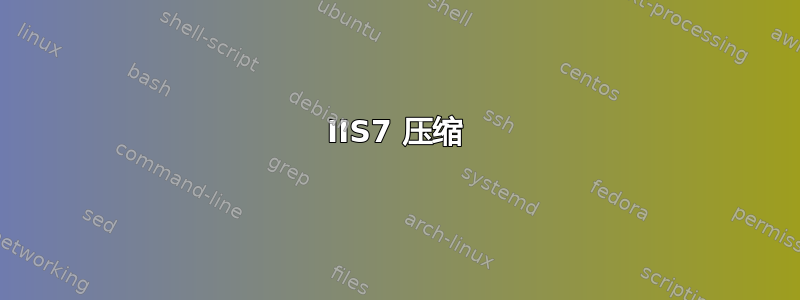 IIS7 压缩