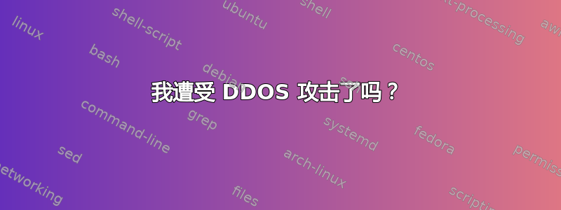 我遭受 DDOS 攻击了吗？