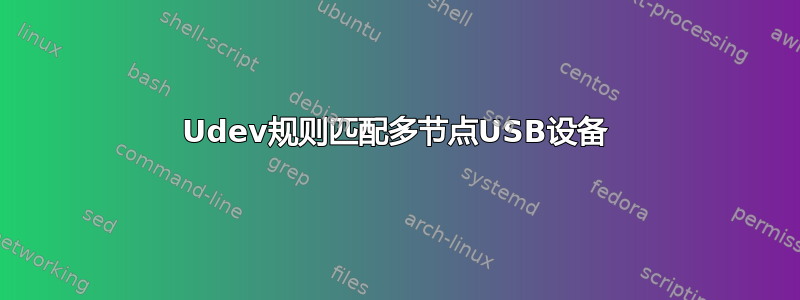 Udev规则匹配多节点USB设备