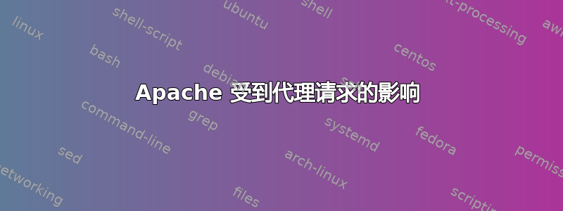 Apache 受到代理请求的影响