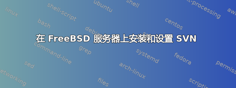 在 FreeBSD 服务器上安装和设置 SVN