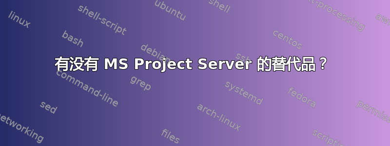 有没有 MS Project Server 的替代品？