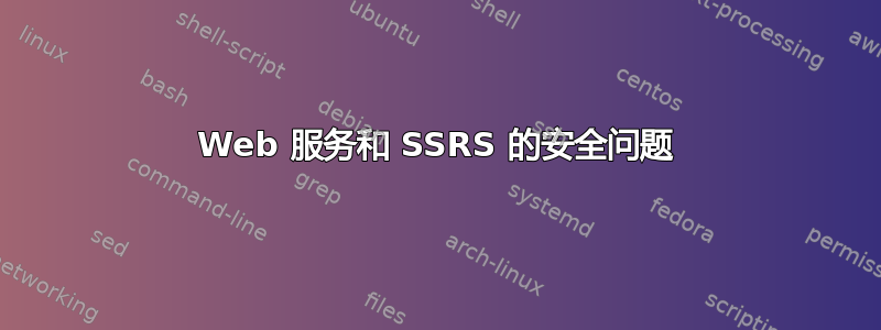 Web 服务和 SSRS 的安全问题