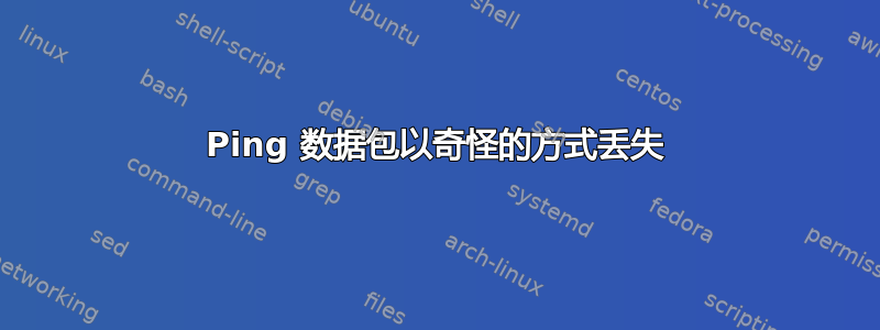 Ping 数据包以奇怪的方式丢失