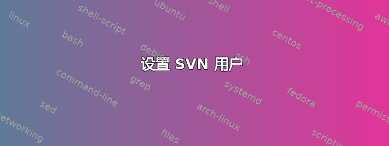 设置 SVN 用户