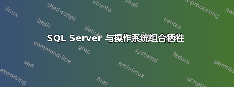 SQL Server 与操作系统组合牺牲